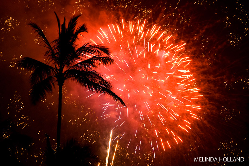 Fireworks on Oahu