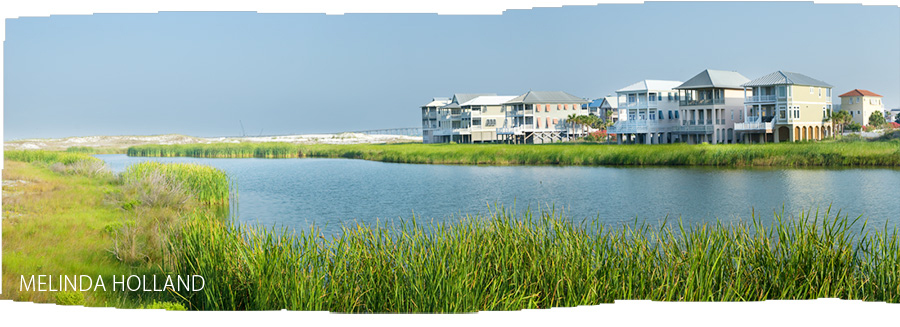 Destin Pointe - Panorama (left side) - ...yes, I could've cropped the raw edges...but for whatever reason I kinda like them...