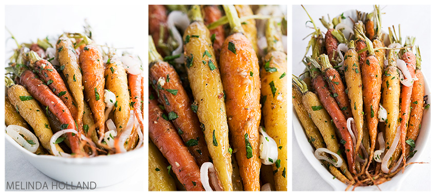 Heirloom Carrots - Triptych