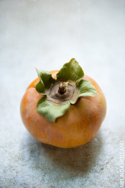 Persimmon with texture