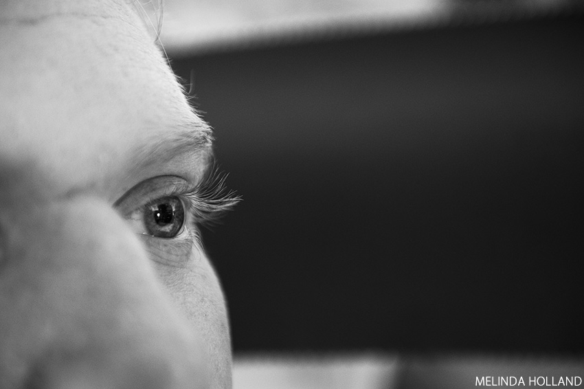 Todd, eyelash closeup, b/w Todd, eyelash closeup, b/w